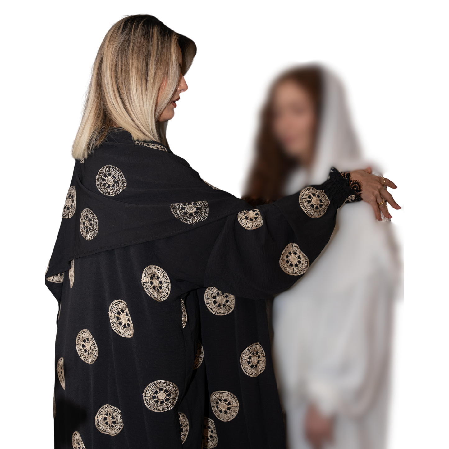Circle Design Abaya