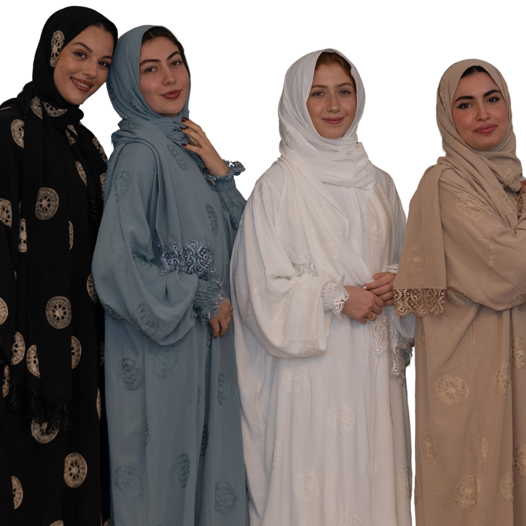 Circle Design Abaya